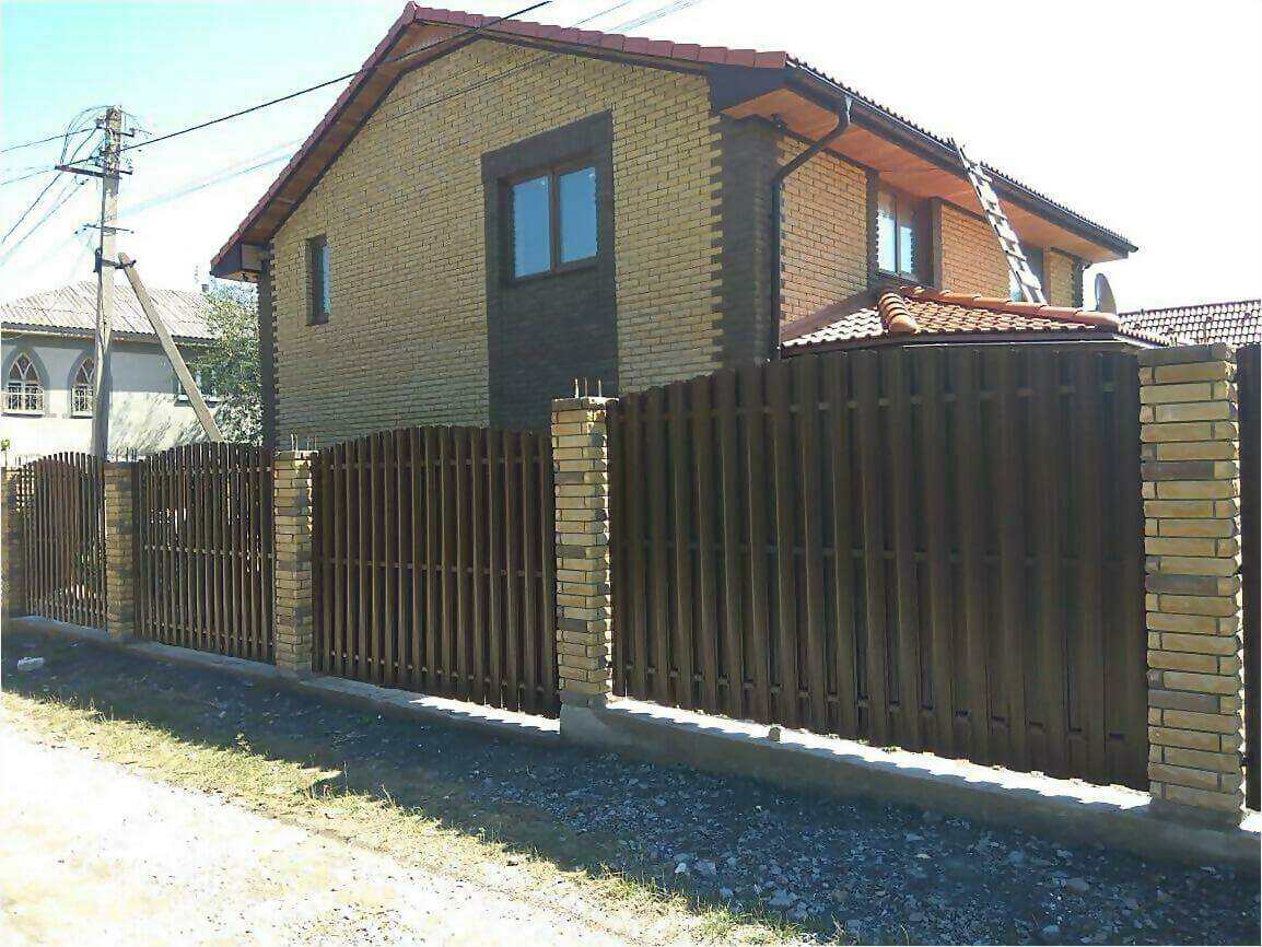 забор из штакетника 110м фото6 в Славгороде