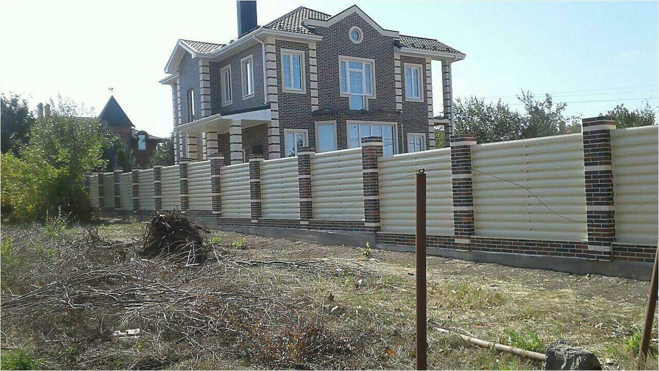 Забор из штакетника 115м фото6 в Славгороде