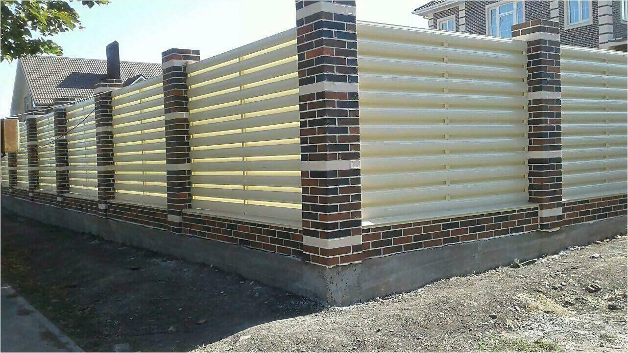 Забор из штакетника 115м фото1 в Славгороде