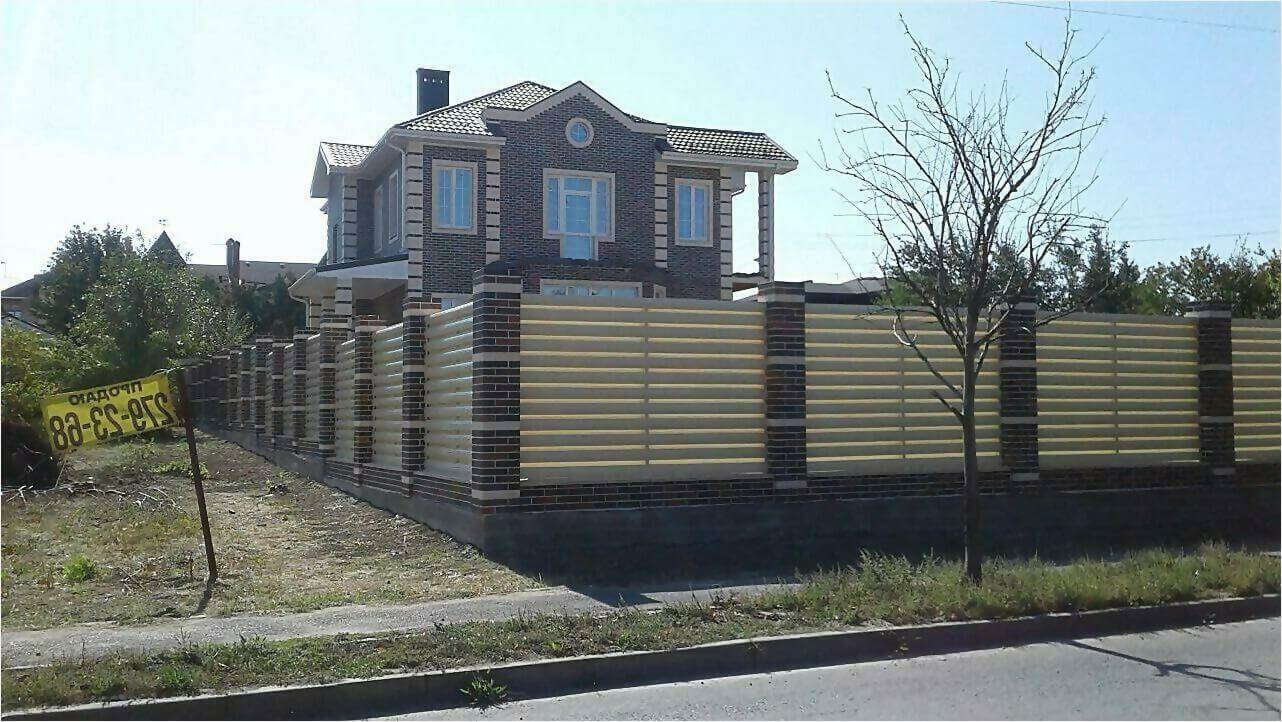 Забор из штакетника 115м фото3 в Славгороде