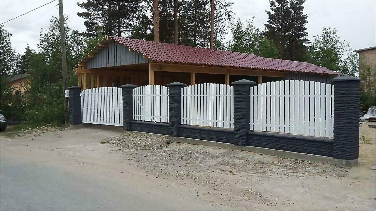 забор из штакетника 85м фото1 в Славгороде