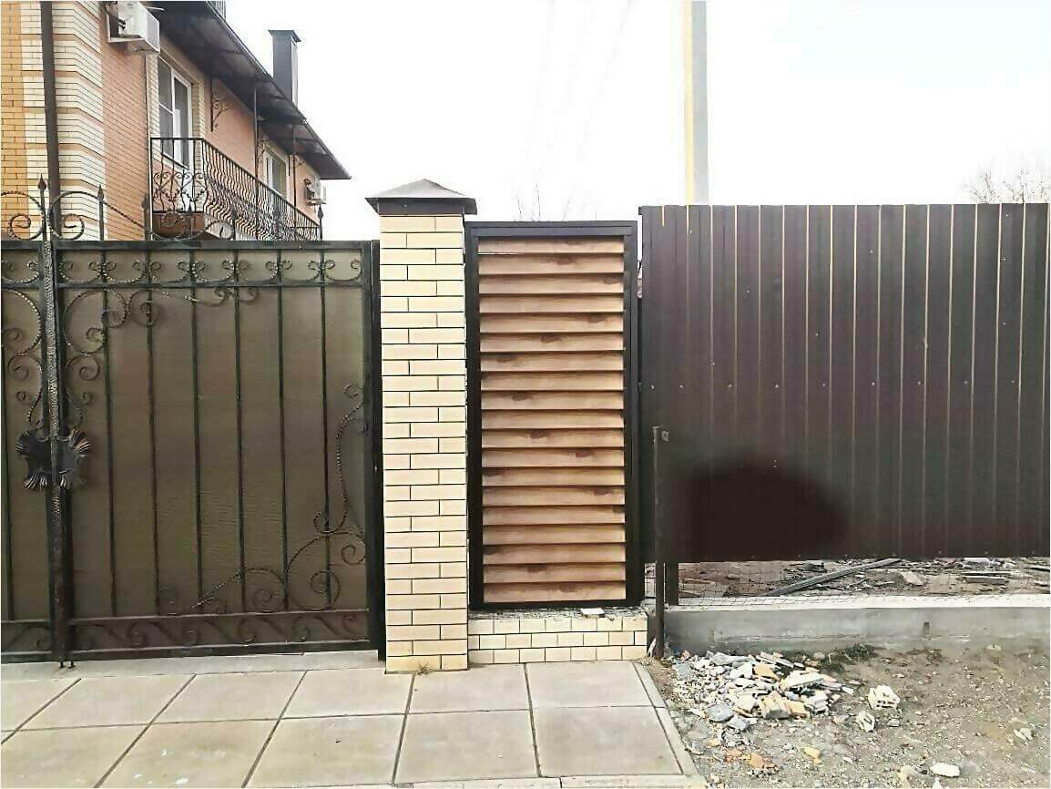 Забор жалюзи 50м светлое дерево фото9 в Славгороде