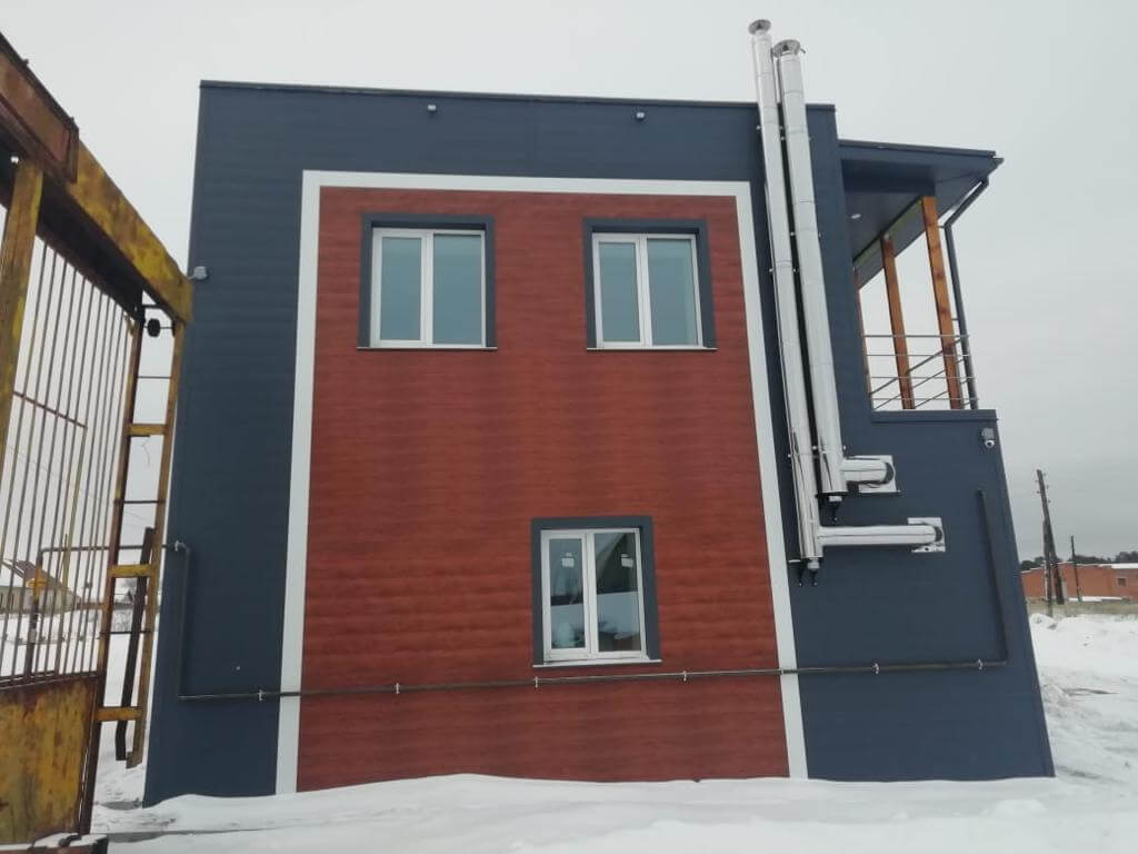 потолочно-стеновые панелеи RAL7024 серый Графит + Printech Темное дерево фото8 в Славгороде