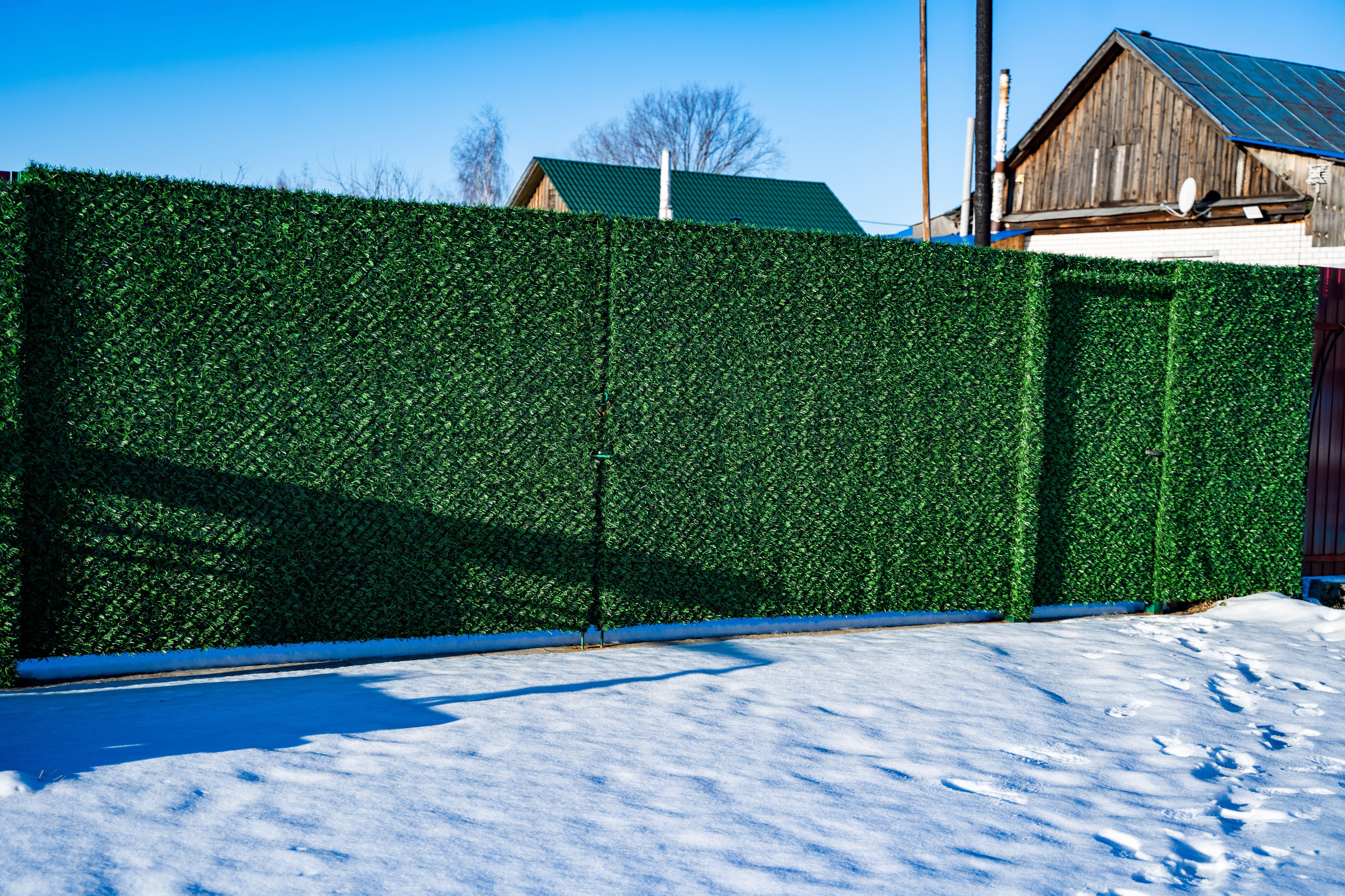 Вечнозеленый забор Grass Fence рулон 2м фото 4 в Славгороде